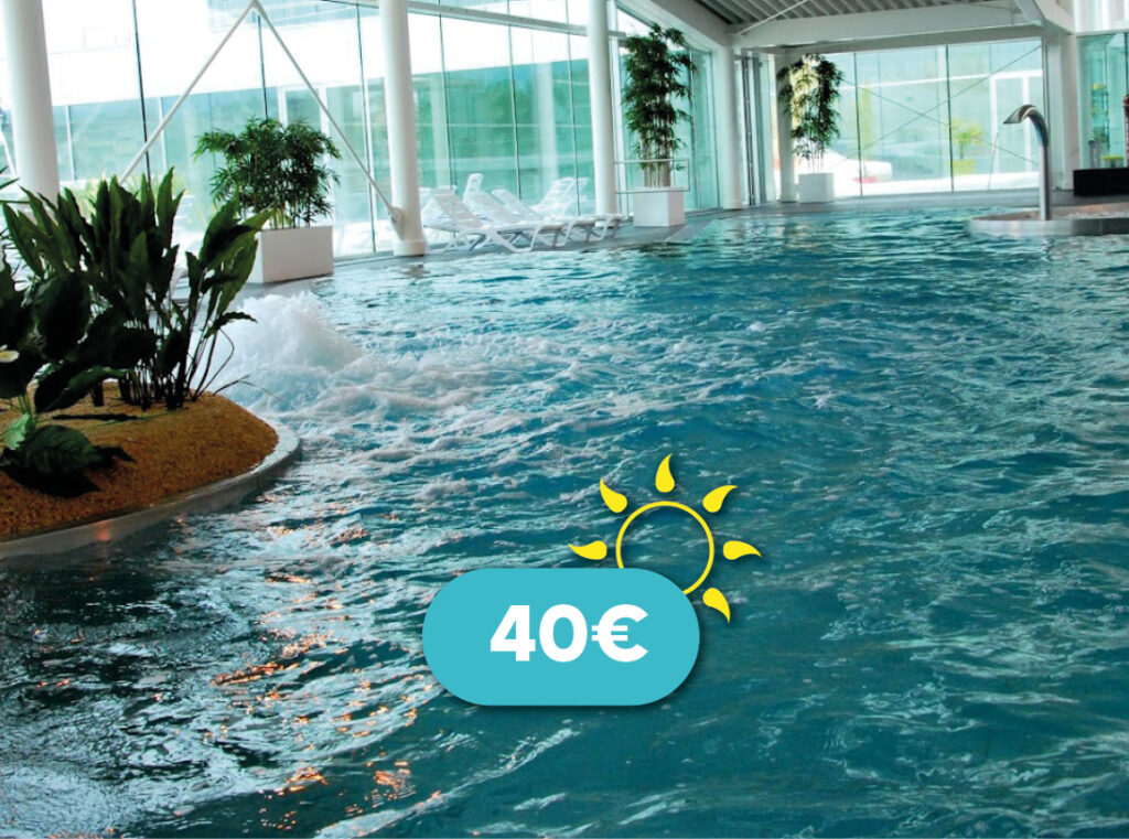 entrée duo espace détente et piscine