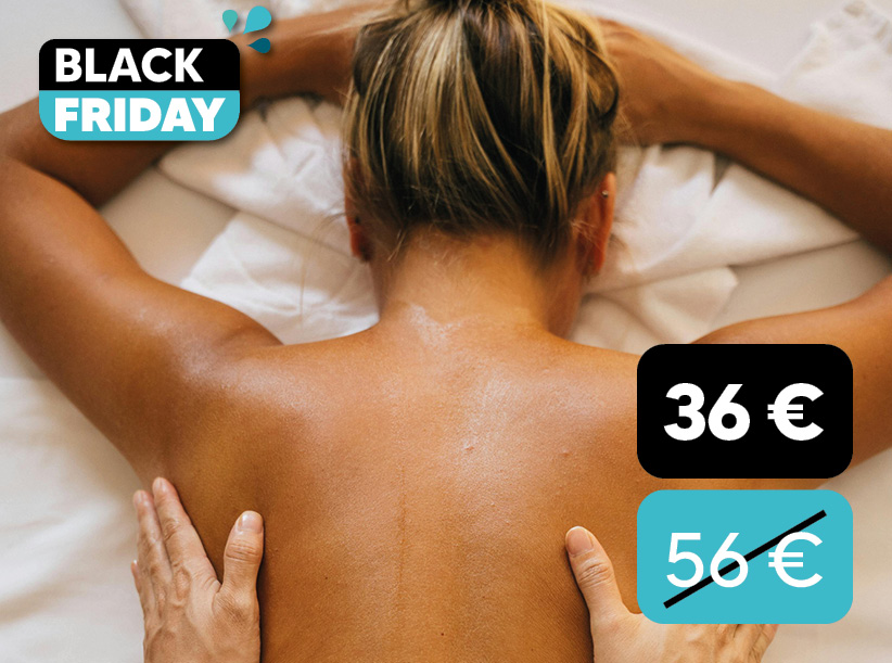 Black Friday Angers Massage 30 min avec entrée spa hammam sauna offerte