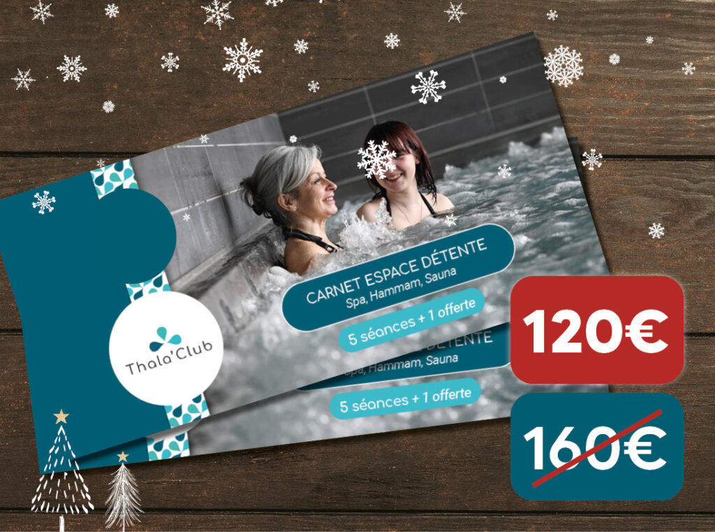 offre carnet d'entrées spa Noël