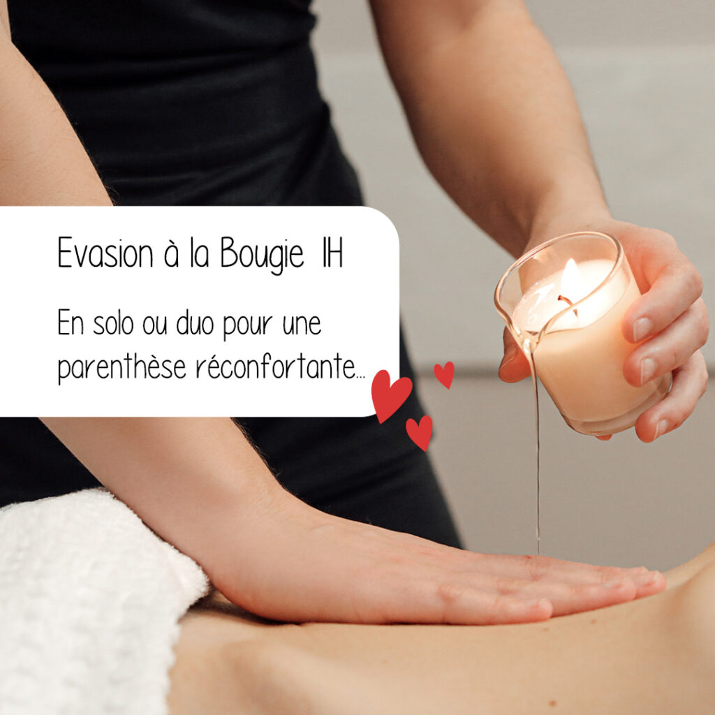 massage à la bougie Thala'Club Angers